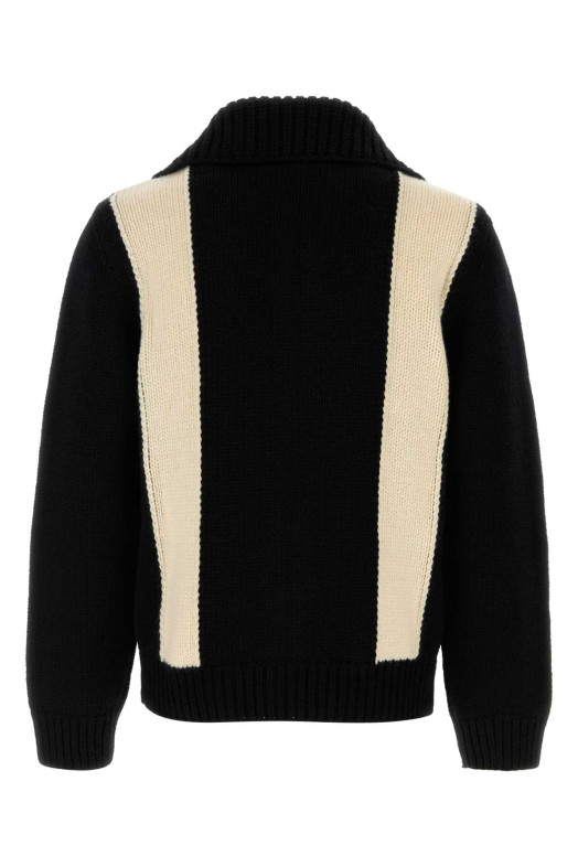 Black wool cardigan VALENTINO GARAVANI (8V3KE03HBAJ)