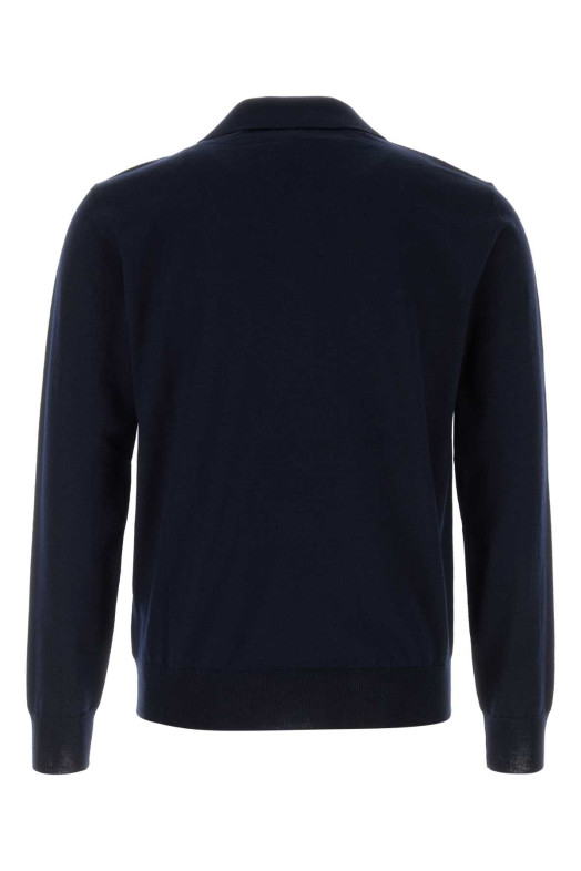 Midnight blue wool polo shirt VALENTINO GARAVANI (8V3KP04DBCJ)