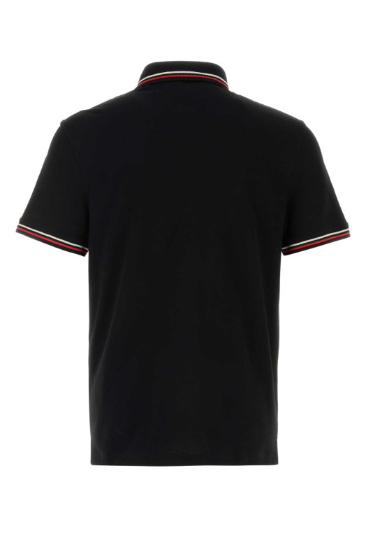 Black cotton polo shirt Black VALENTINO GARAVANI (8V3MH01KAQJ)
