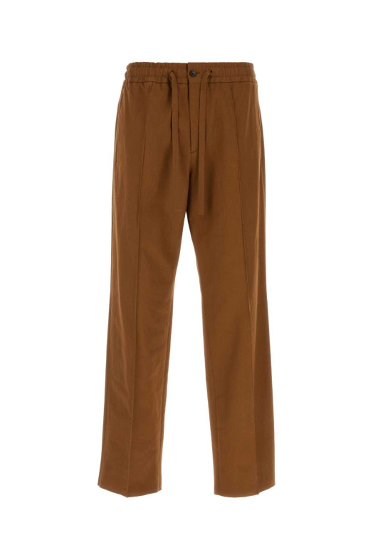 Brown cotton pant VALENTINO GARAVANI (8V3RBN31ALS)