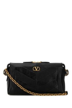 Black nappa leather Panthea crossbody bag Black VALENTINO GARAVANI (8W2B0S99UYF)