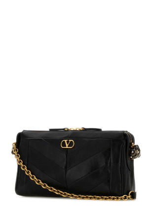 Black nappa leather Panthea crossbody bag Black VALENTINO GARAVANI (8W2B0S99UYF)