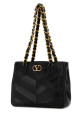 Black leather La Seine shopping bag Black VALENTINO GARAVANI (8W2B0T13PSN)