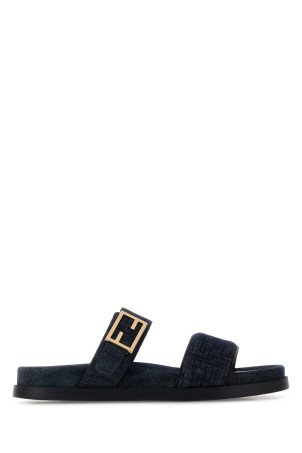 Denim Fendi Feel slippers FENDI (8X8710AYFL)