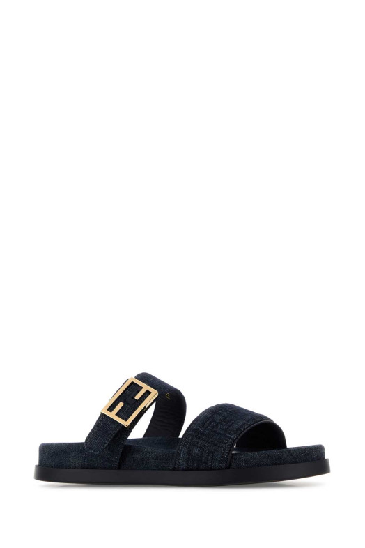 Denim Fendi Feel slippers FENDI (8X8710AYFL)