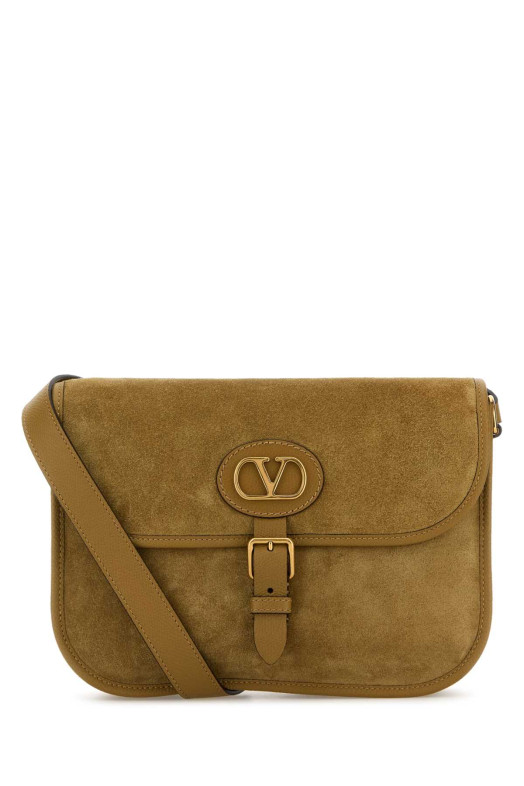 Beige suede Antibes crossbody bag VALENTINO GARAVANI (8Y2B0S78UEX)