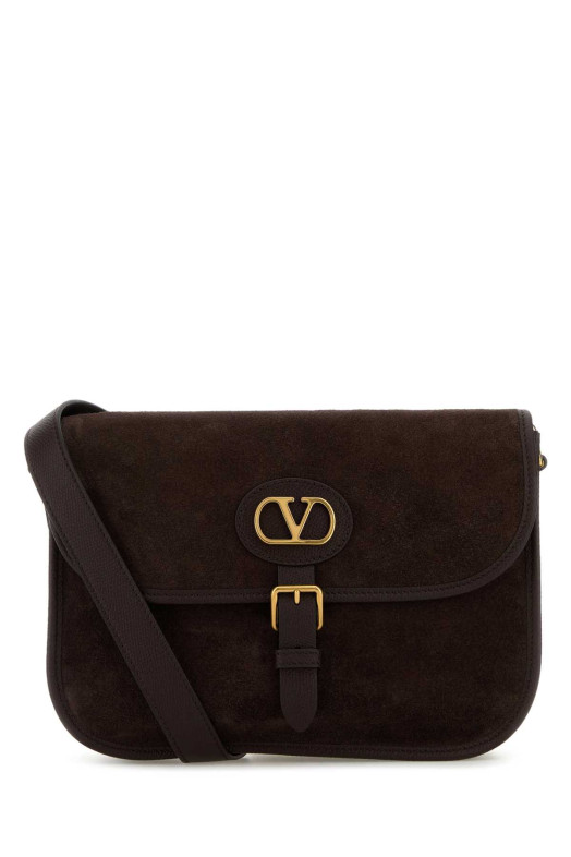 Brown suede Antibes crossbody bag VALENTINO GARAVANI (8Y2B0S78UEX)