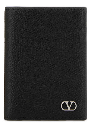 Black leather card holder Black VALENTINO GARAVANI (8Y2P0AP1UAG)