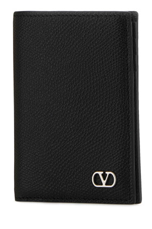 Black leather card holder Black VALENTINO GARAVANI (8Y2P0AP1UAG)
