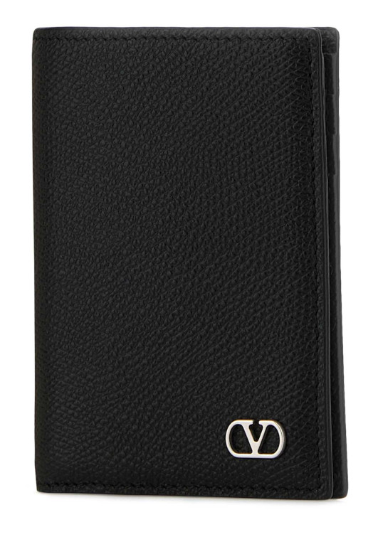 Black leather card holder Black VALENTINO GARAVANI (8Y2P0AP1UAG)