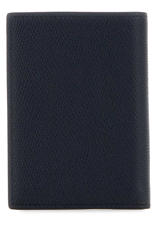 Midnight blue leather card holder VALENTINO GARAVANI (8Y2P0AP1UAG)