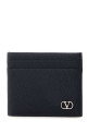 Midnight blue leather VLogo Signature card holder VALENTINO GARAVANI (8Y2P0AP4UAG)