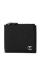 Black leather coin purse Black VALENTINO GARAVANI (8Y2P0AP8UAG)
