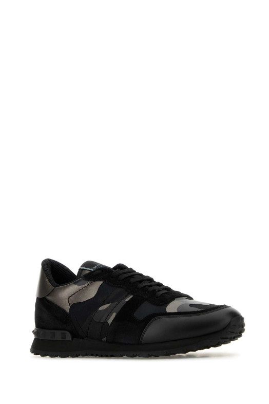 Multicolor fabric and leather Rockrunner Camouflage sneakers VALENTINO GARAVANI (8Y2S0723NTA)