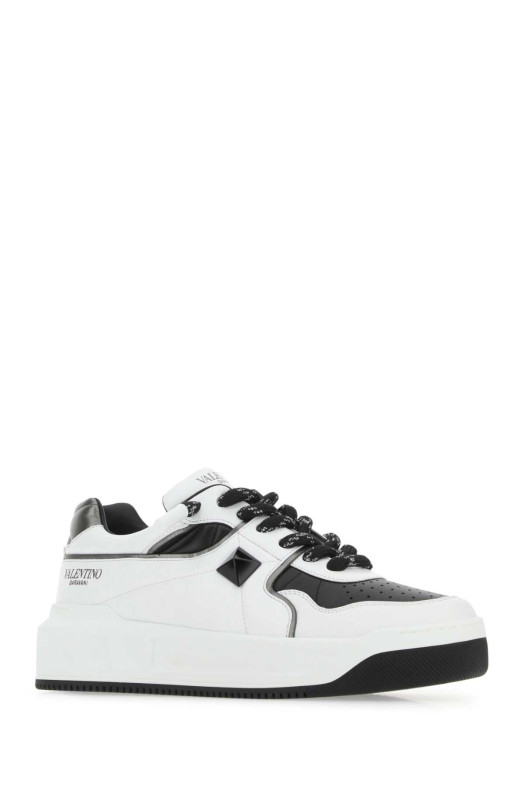 Two-tone nappa leather One Stud sneakers VALENTINO GARAVANI (8Y2S0G37WRI)