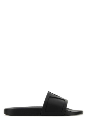 Black rubber Viva Superstar slippers Black VALENTINO GARAVANI (8Y2S0J93MYC)
