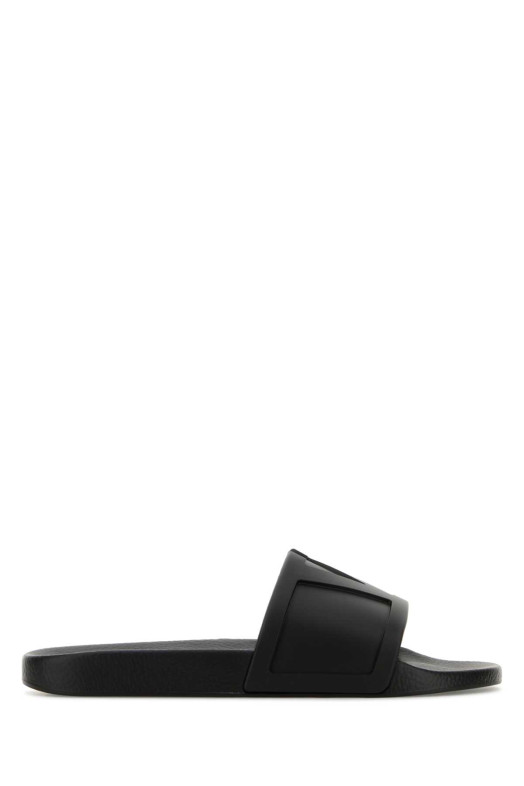 Black rubber Viva Superstar slippers Black VALENTINO GARAVANI (8Y2S0J93MYC)