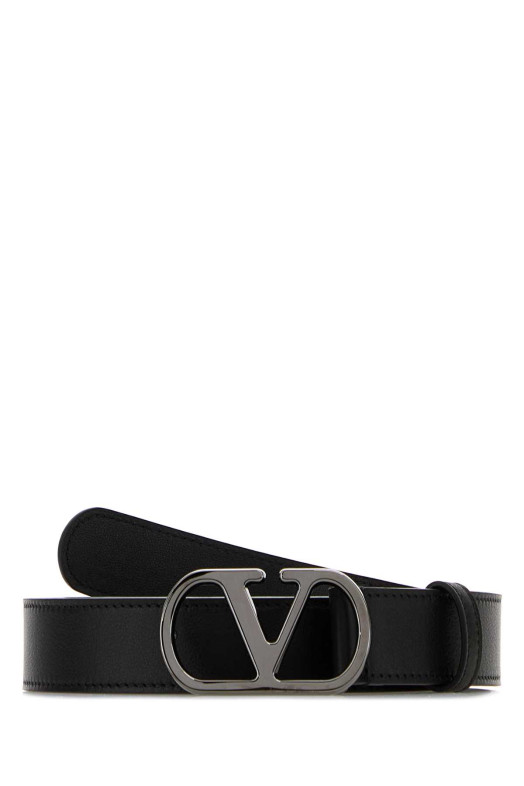 Black leather VLogo belt Black VALENTINO GARAVANI (8Y2T0SM3BQT)