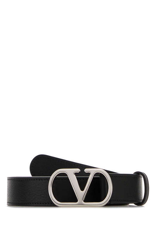Black leather VLogo belt Black VALENTINO GARAVANI (8Y2T0SM3UPC)
