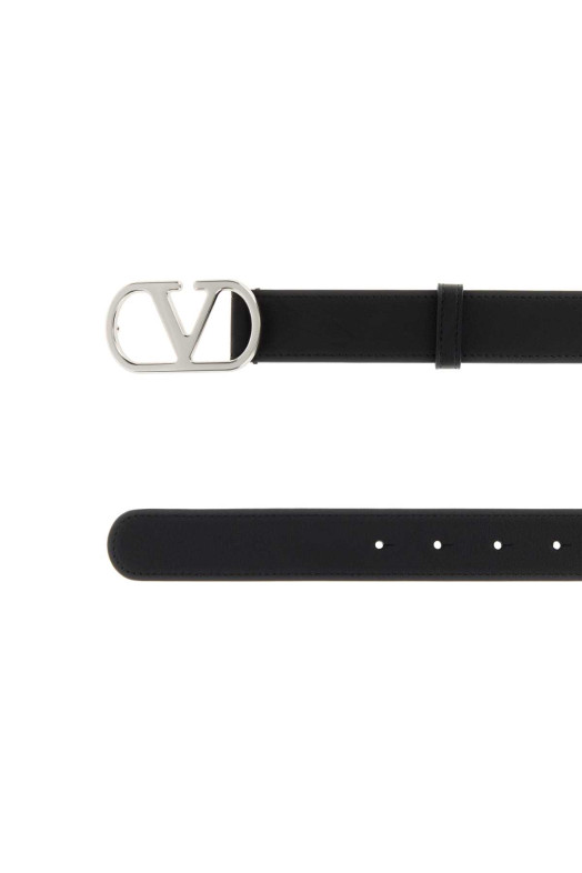Black leather VLogo belt Black VALENTINO GARAVANI (8Y2T0SM3UPC)