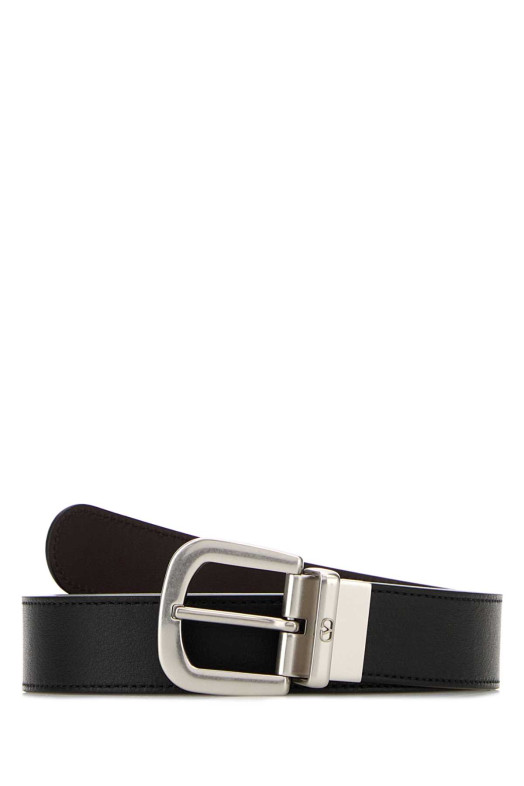 Black leather reversible belt VALENTINO GARAVANI (8Y2T0SU6XUG)