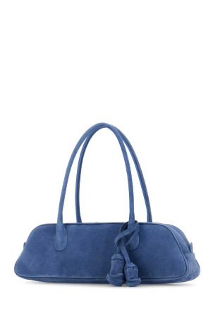 Cerulean blue suede shoulder bag Blue MAGDA BUTRYM (902426)