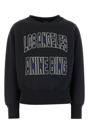 Midnight blue cotton blend Harry sweatshirt ANINE BING (A0811677)