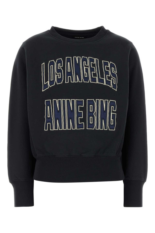 Midnight blue cotton blend Harry sweatshirt ANINE BING (A0811677)