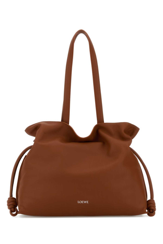 Caramel nappa leather large Flamenco shoulder bag LOEWE (A411FL1X18)