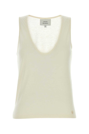 Ivory viscose blend Albia tank top Beige LOULOU DE SAISON (ALBIALDS)