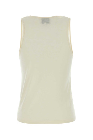 Ivory viscose blend Albia tank top Beige LOULOU DE SAISON (ALBIALDS)