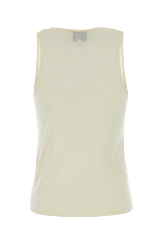 Ivory viscose blend Albia tank top Beige LOULOU DE SAISON (ALBIALDS)