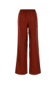 Brick satin Alera palazzo pant Red LOULOU DE SAISON (ALERALDS)
