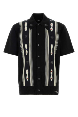 Black wool blend shirt Black AMIRI (AMTOKN1011)
