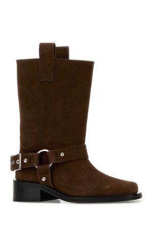 Brown suede boots GANNI (B1010095)
