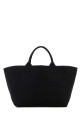 Black canvas shopping bag GANNI (B2110037)
