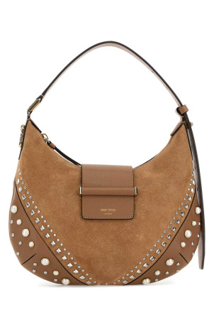 Biscuit suede Bar shoulder bag JIMMY CHOO (BARHOBOSFRU)
