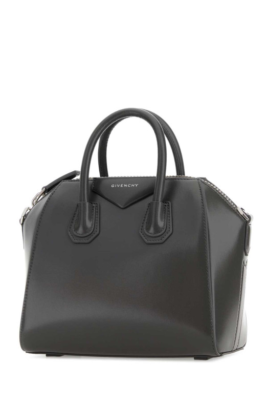 Dark grey leather mini Antigona handbag GIVENCHY (BB5148B00D)
