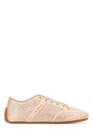 Powder pink satin Slim sneakers GIVENCHY (BE004KE2GF)