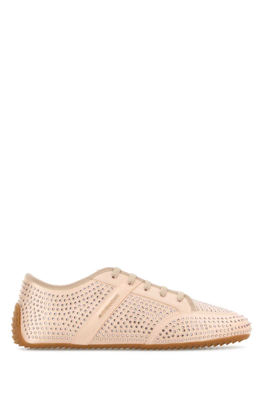 Powder pink satin Slim sneakers GIVENCHY (BE004KE2GF)