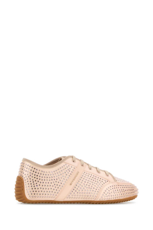 Powder pink satin Slim sneakers GIVENCHY (BE004KE2GF)
