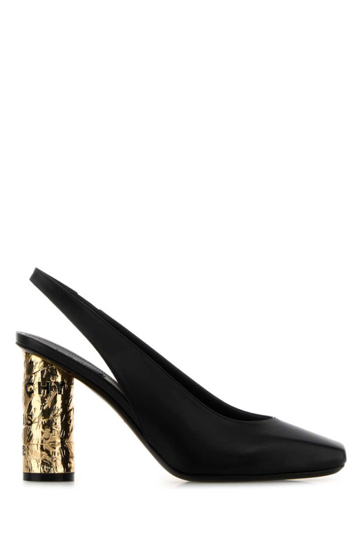 Black leather Tape pumps GIVENCHY (BE4055E1J7)