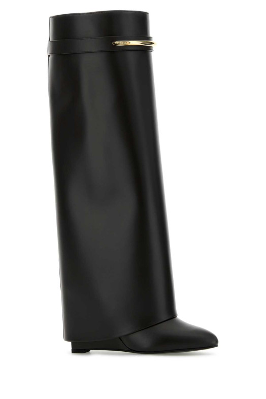 Black leather Shark boots GIVENCHY (BE703XE1J7)