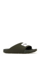 Army green rubber Label slippers GIVENCHY (BH302MH1XL)