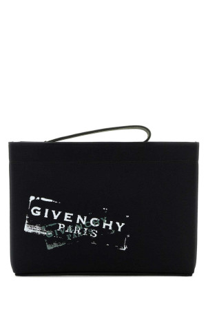 Black canvas clutch GIVENCHY (BK60FVK21H)
