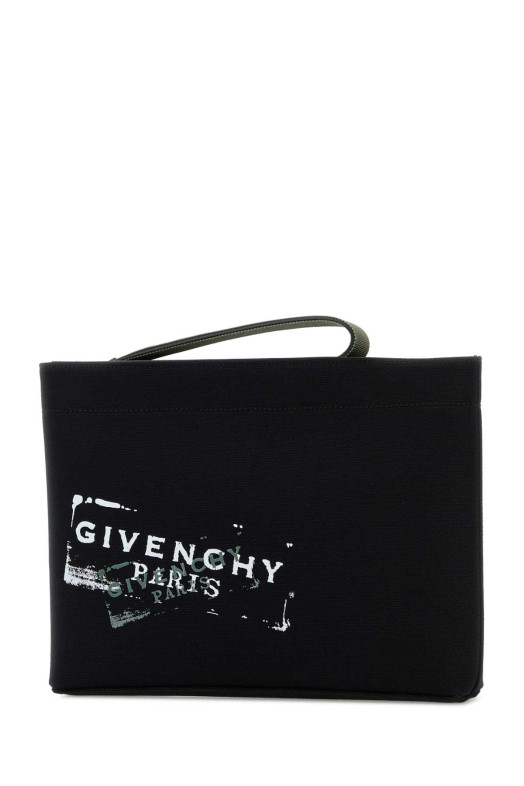 Black canvas clutch GIVENCHY (BK60FVK21H)