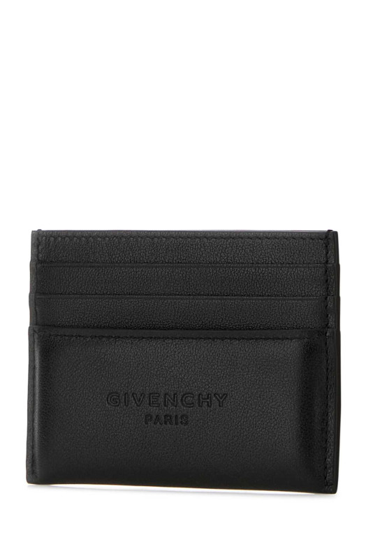 Black leather card holder GIVENCHY (BK60G0K21L)