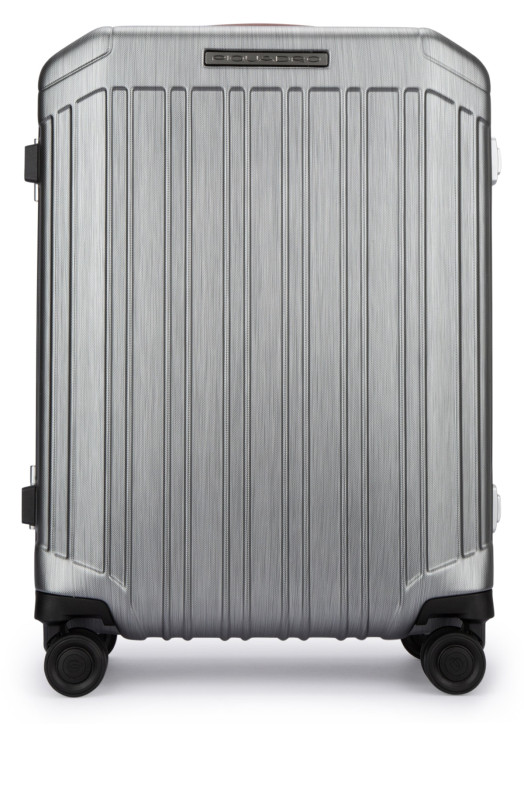 TROLLEY CABINA SLIM 4 RUOTE POLICARBONATO_PELLE PIQUADRO (BV4425PQLM)