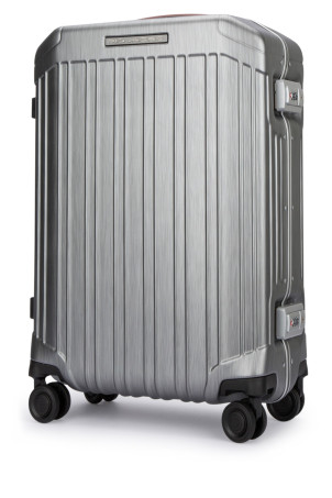 TROLLEY CABINA SLIM 4 RUOTE POLICARBONATO_PELLE PIQUADRO (BV4425PQLM)