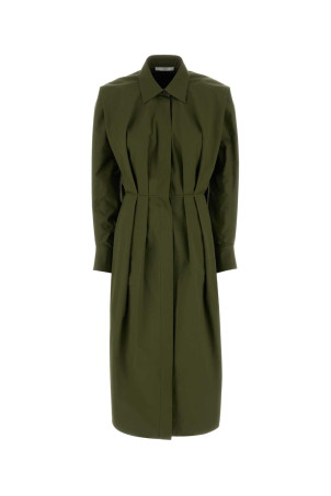 Khaki poplin shirt dress GIVENCHY (BW22RD1634)